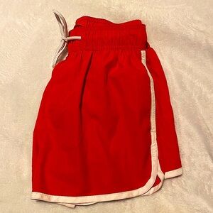 H&M Men’s Swim Trunks in color Red & White, size XS